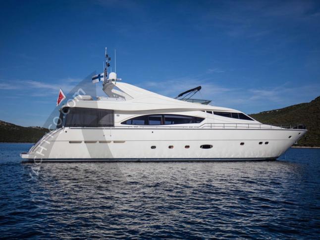 Motorboat Ferretti 880 available for charter in ACI Marina Split