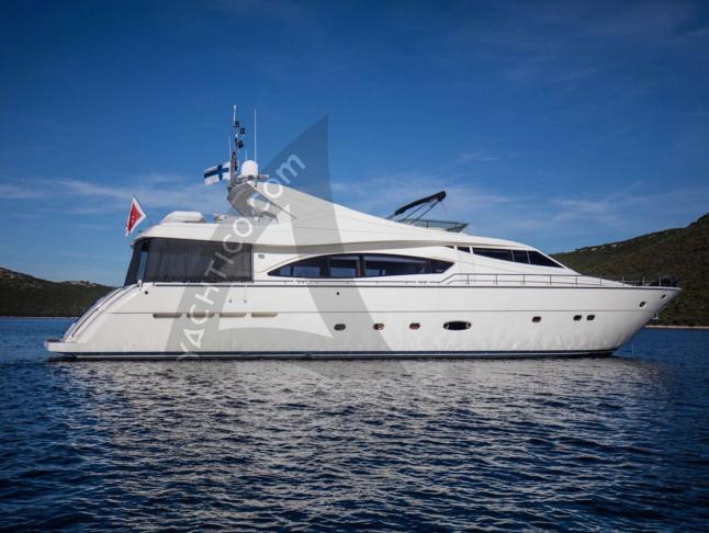 Motoryacht Ferretti 880 chartern in ACI Marina Split