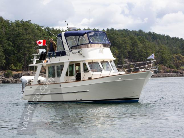 Yacht North Pacific 38 available for charter in Powell River Marina