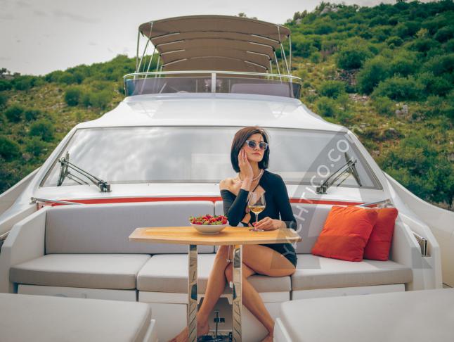 Motorboat Numarine 62 for hire in Goecek Village Port