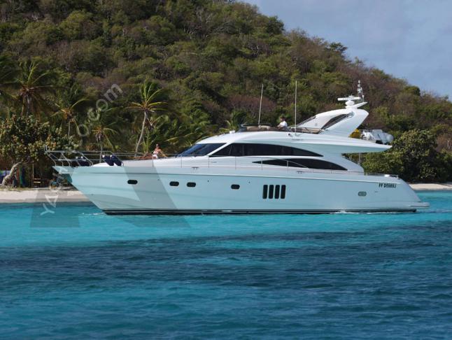 Motor yacht Princess 67 Fly for charter in Le Marin