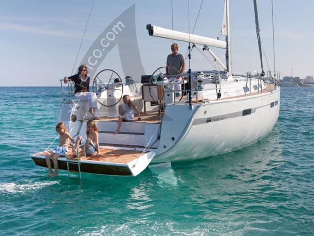 Sailing yacht Bavaria 45 Cruiser available for charter in Tourlos Marina