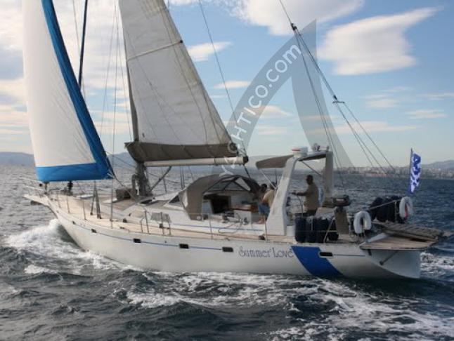 Fully crewed sailing yacht for charter in Athens