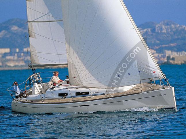 Yacht Dufour 34 for hire in Marina Kastela