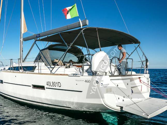 Yacht Dufour 460 Grand Large available for charter in Marina di Portisco