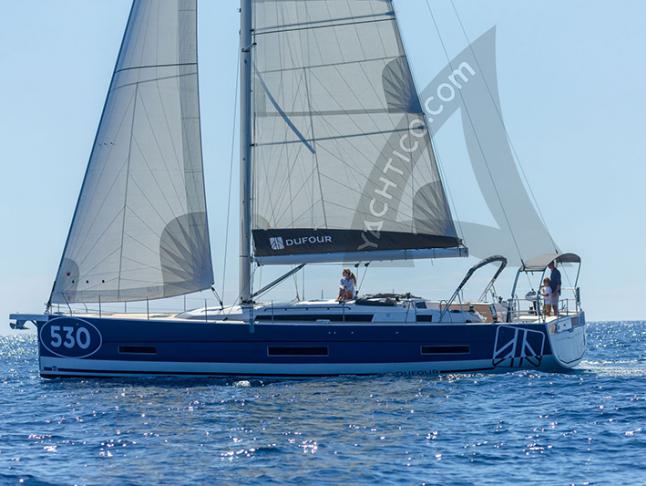 Sailing boat Dufour 530 available for charter in Athens