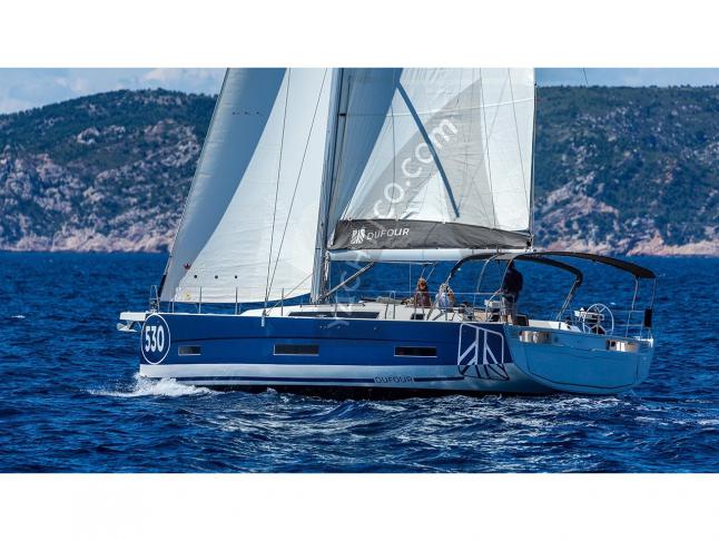 Yacht Dufour 530 available for charter in Portorosa