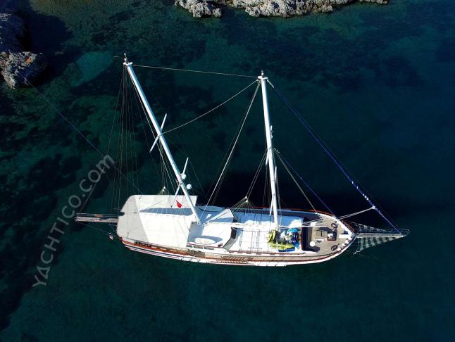 Sailboat Gulet for hire in Bodrum Marina Milta