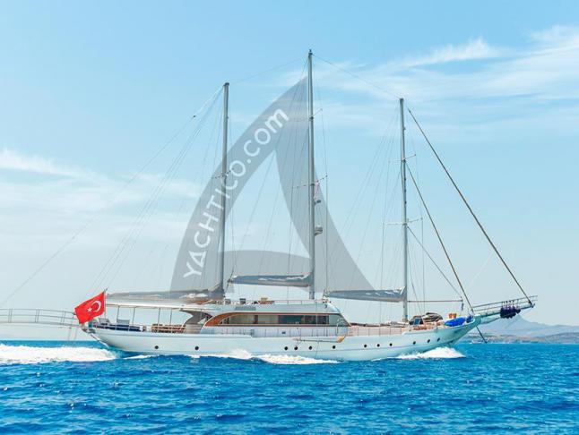 Sailing yacht Gulet for charter in Bodrum Marina Milta