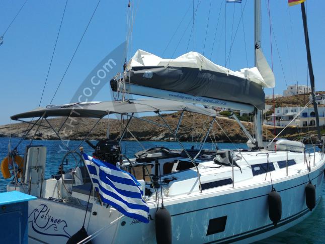 Segelboot Hanse 418 chartern in Yachthafen von Lavrio