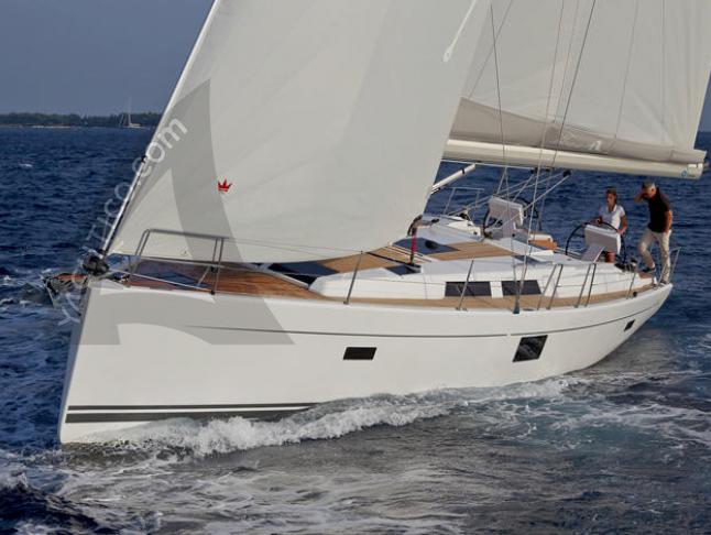 Sailboat Hanse 455 for charter in Marina Kastela