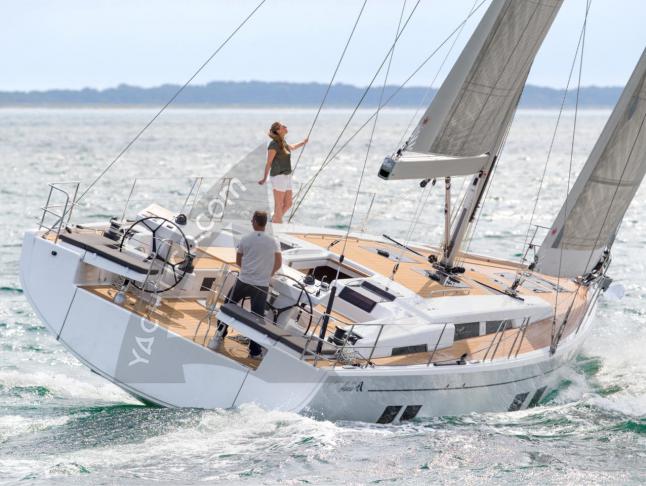 Sailing yacht Hanse 548 available for charter in Marina Kastela