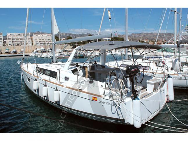 Sailing yacht Oceanis 381 available for charter in Palma