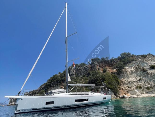 Sailboat Oceanis 46.1 available for charter in Lefkas