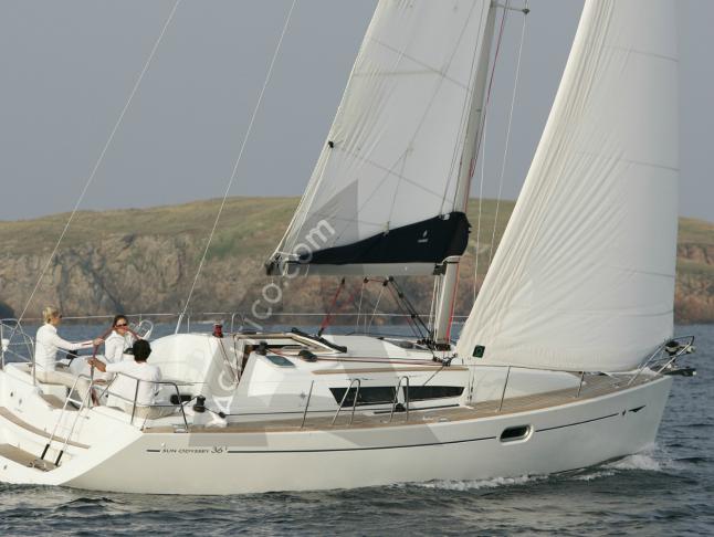 Yacht Sun Odyssey 36i available for charter in Finikas Marina
