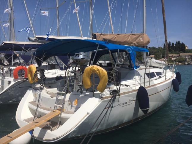 Yacht Sun Odyssey 36i available for charter in Gouvia