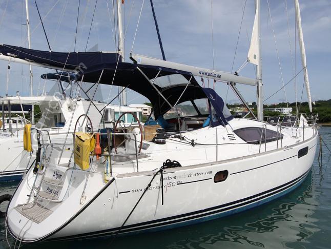 Sailing yacht Sun Odyssey 50DS available for charter in True Blue Bay Marina