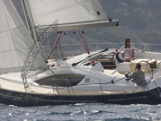 Sailboat Sun Odyssey 50DS for hire in Rhodes Marina