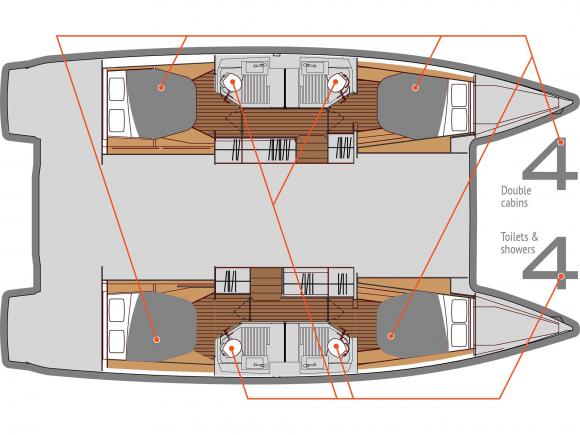 Kat Astrea 42 Yachtcharter in Krk-138635-0