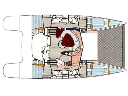 Cat Bahia 46 for rent in Marina Cienfuegos-26676-0