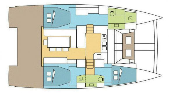 Catamaran Bali 4.1 available for charter in Vieux Port-138438-0