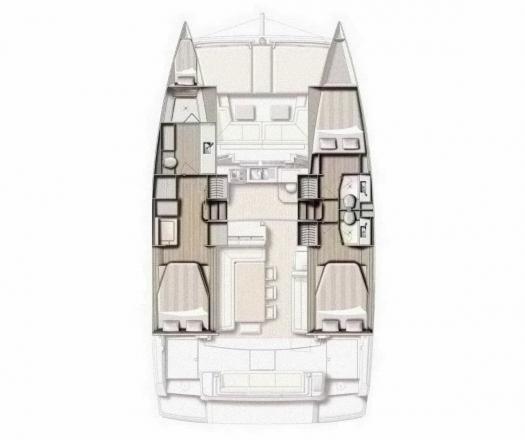 Cat Bali 4.1 available for charter in Uturoa-165496-0