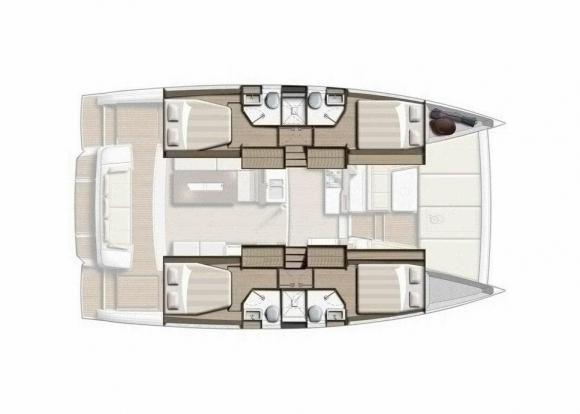 Catamaran Bali 4.2 available for charter in Pirovac-192594-0