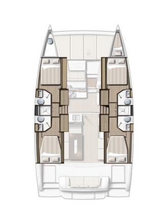 Catamaran Bali 4.2 for charter in Kastel Gomilica-166956-2