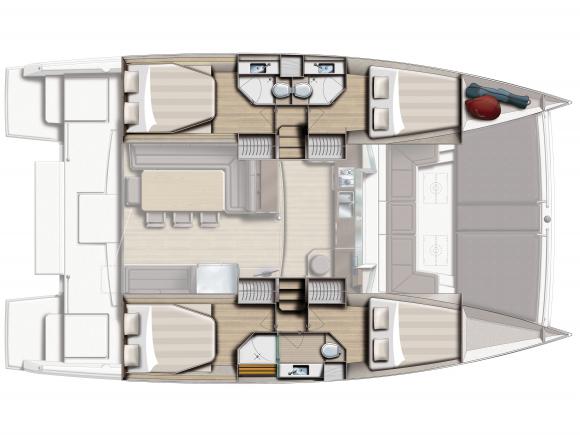Cat Bali 4.3 available for charter in Kastel Gomilica-156256-0