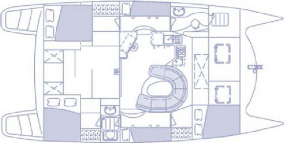 Catamaran Broadblue 385 for hire in Bodrum Marina Milta-22547-0