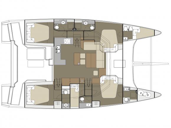 Katamaran Dufour 48 Yachtcharter in Athen-165381-0