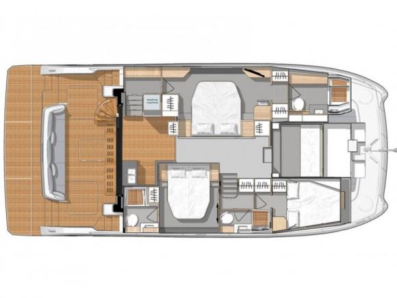 Motoryacht Fountaine Pajot MY 44 chartern in Marina Mandalina-144157-0