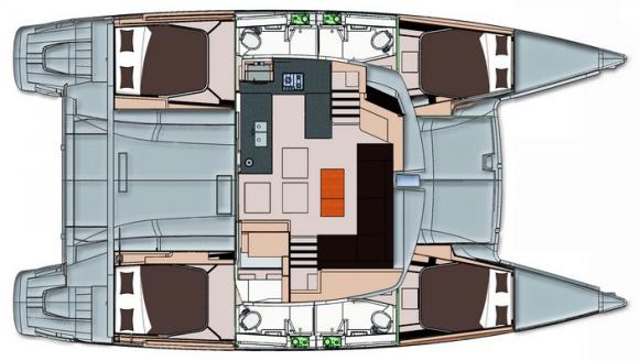 Catamaran Helia 44 available for charter in Compass Point Marina-136676-0