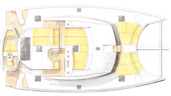Catamaran Isara 45 available for charter in Port Lavrio-112640-1