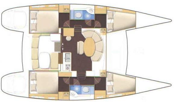 Catamaran Lagoon 380 for hire in Marmaris-91546-0