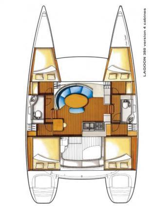 Catamaran Lagoon 380 S2 available for charter in Athens-143986-0