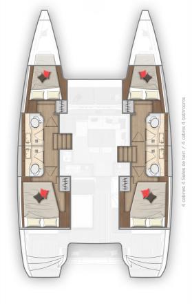 Cat Lagoon 40 for rent in Marina Sangulin-138362-0