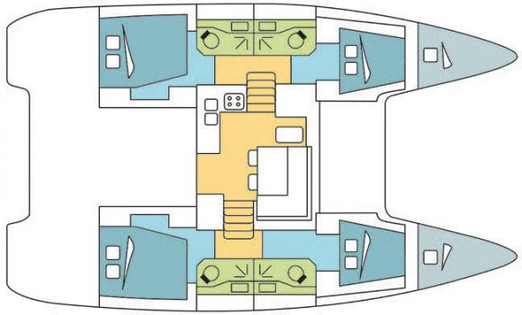 Kat Lagoon 40 Yachtcharter in Hodges Creek Marina-136905-0