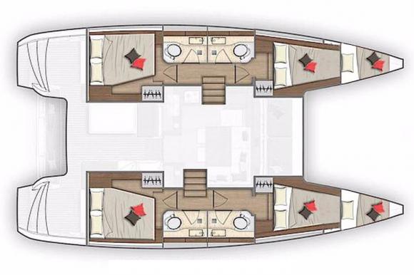 Cat Lagoon 40 for rent in Ece Saray Marina-163776-0