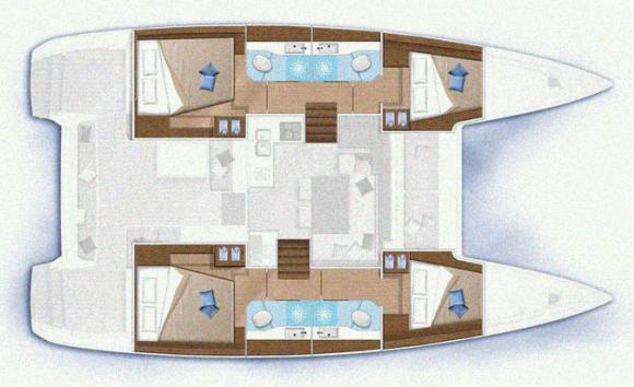 Cat Lagoon 40 for charter in Port Goecek Marina-190444-0