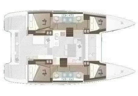 Kat Lagoon 40 Yachtcharter in Split-194309-0