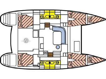 Kat Lagoon 400 S2 Yachtcharter in Le Marin-117735-0