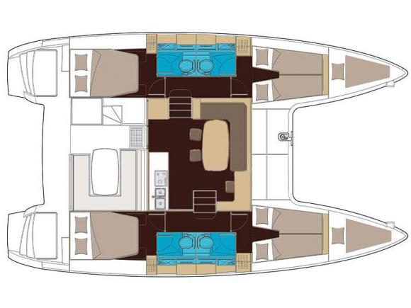 Cat Lagoon 400 S2 available for charter in Athens-164798-0
