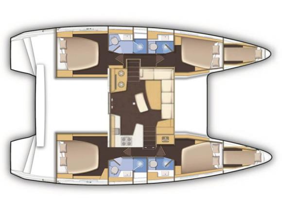 Cat Lagoon 42 available for charter in Nettuno-161724-0