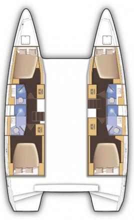 Cat Lagoon 42 for charter in Lavrio-121694-0