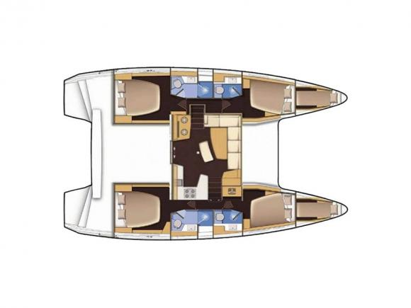 Cat Lagoon 42 for rent in Olympic Marine-160086-0