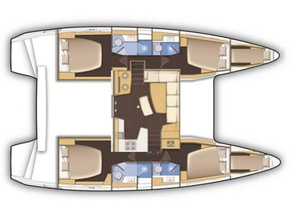 Cat Lagoon 42 available for charter in Athens-167384-0