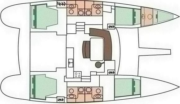 Catamaran Lagoon 440 for rent in Marina Seget Donji-194326-0