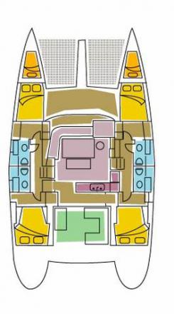 Catamaran Lagoon 440 for charter in Port Lavrio-121234-0