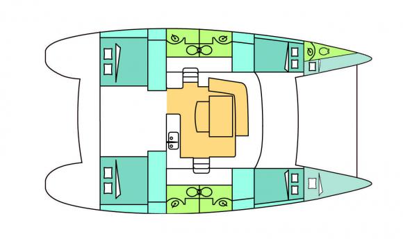 Cat Lagoon 440 for hire in Port Louis-151636-0